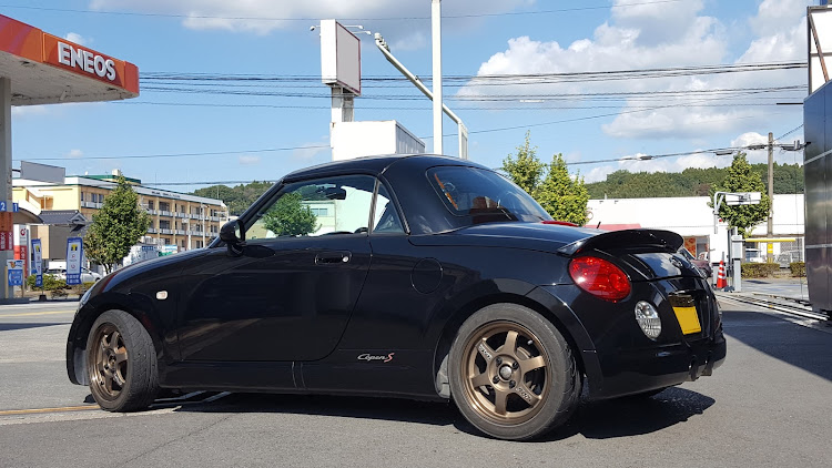 コペンの日常のひとコマ・洗車しました！・CCウォーターゴールドプレミア・珈琲タイム・からあげクンに関するカスタム事例の投稿画像1枚目