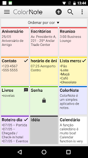  ColorNote Bloco de Notas Lista: miniatura da captura de tela  