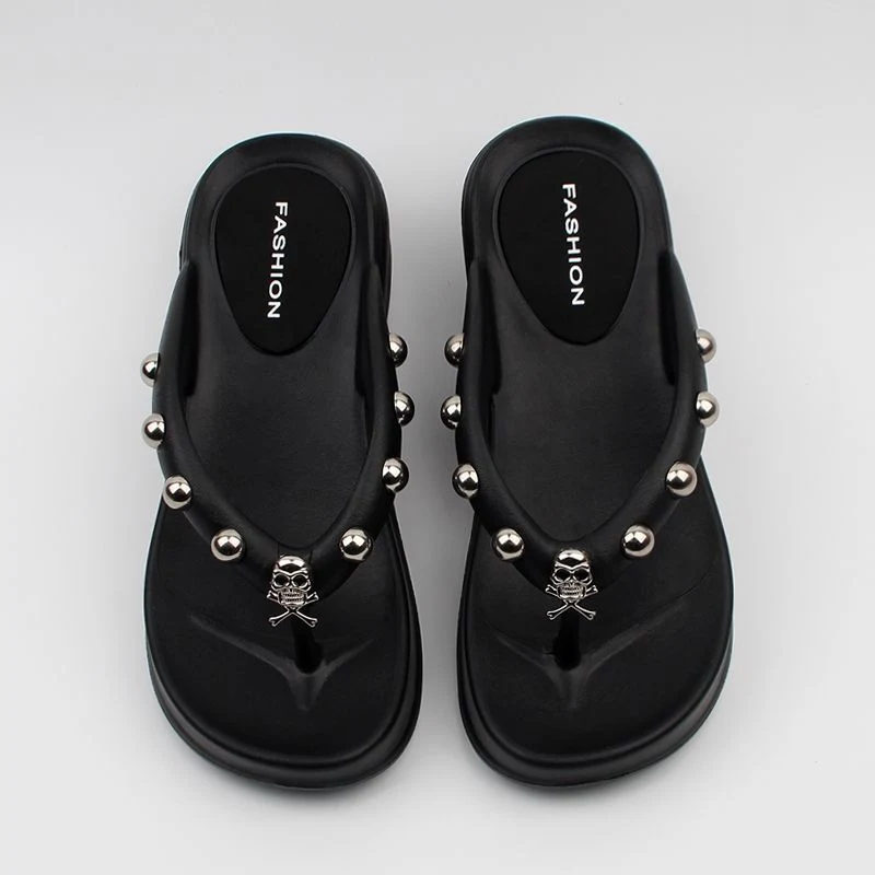 Title 6, Nieuwe zomer dikke zool wig slippers voor dames...