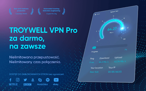 Troywell VPN Pro - szybka i bezpieczna sieć VPN