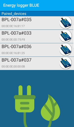 Screenshot Energy Logger BLUE