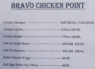 Bravo Chicken Point menu 1