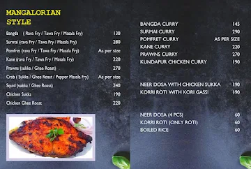 Prashanth Lunch Home menu 