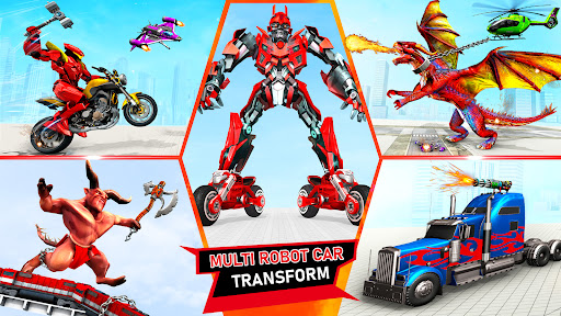 Screenshot Multi Robot Car Transform Game
