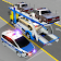 police voiture transporteur sim cargaison camion icon