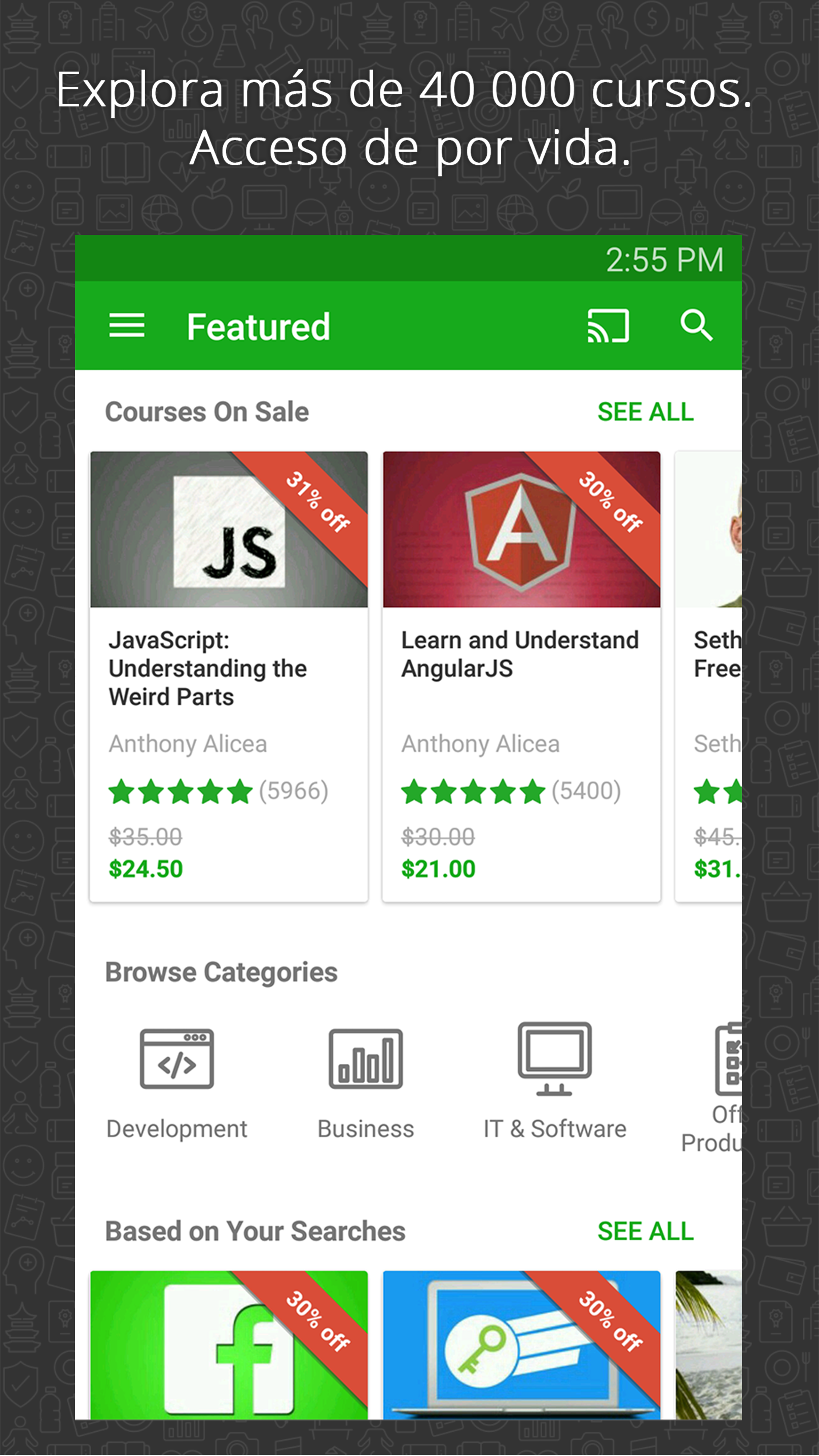 Android application Udemy - Online Courses screenshort