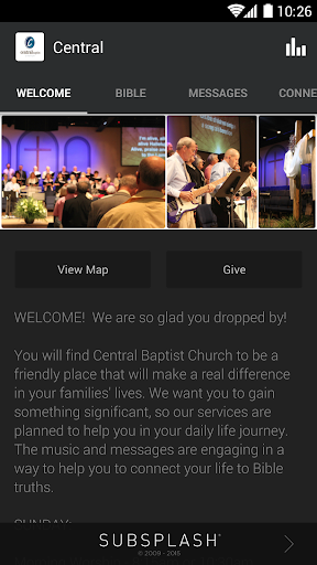 Central Baptist Church App