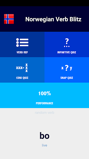 Norwegian Verb Blitz