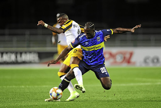 City's Siphelele Mthembu faces George Maluleka of Chiefs.