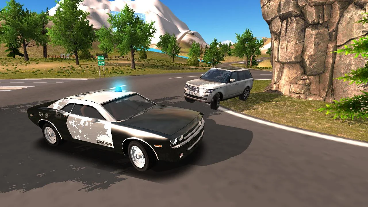   Police Car Driving Offroad- 스크린샷 