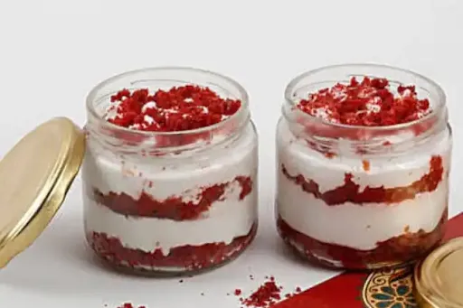 Red Velvet Cake In Jar [2 Piece]