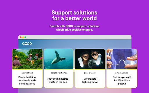 GOOD – The search engine for a better world