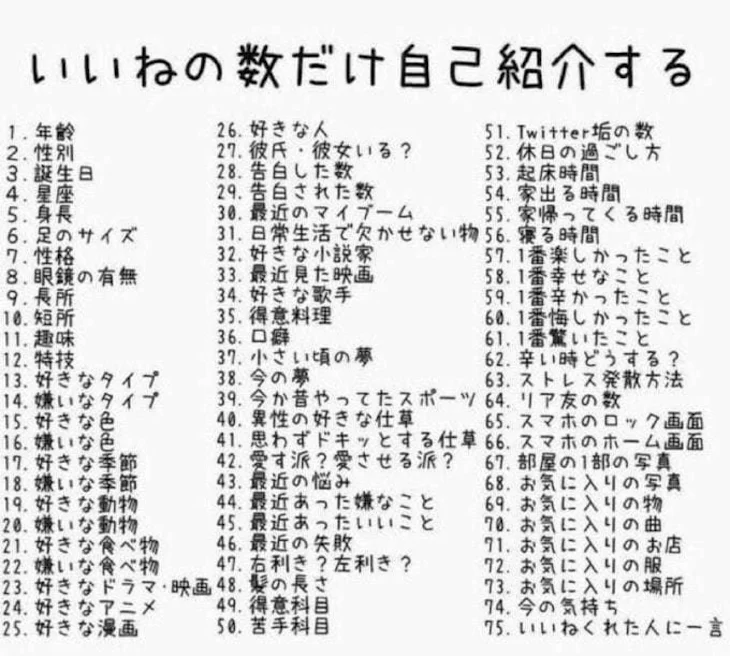 「いいねの数だけ自己紹介する」のメインビジュアル