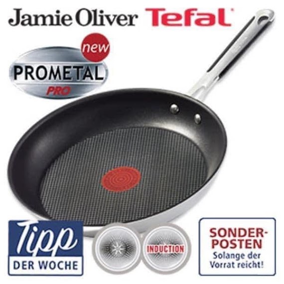 Chảo Chống Dính Tefal Jamie Oliver, Đường Kính 24Cm, Dẫn Nhiệt Tốt, Dùng Cho Mọi Loại Bếp, Nhập Đức, Hàng Chính Hãng