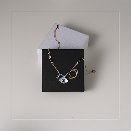 Title 2, EVIL EYE Anklet Womens Accessory Simple Person...