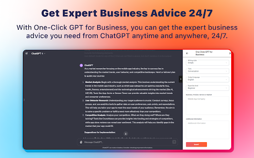 ChatGPT Prompt Generator for Business