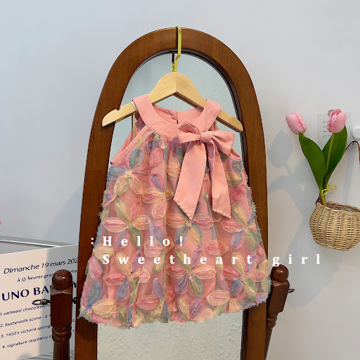 Title 8, Fashionable Baby Girl Princess Dress Stylish Ou...
