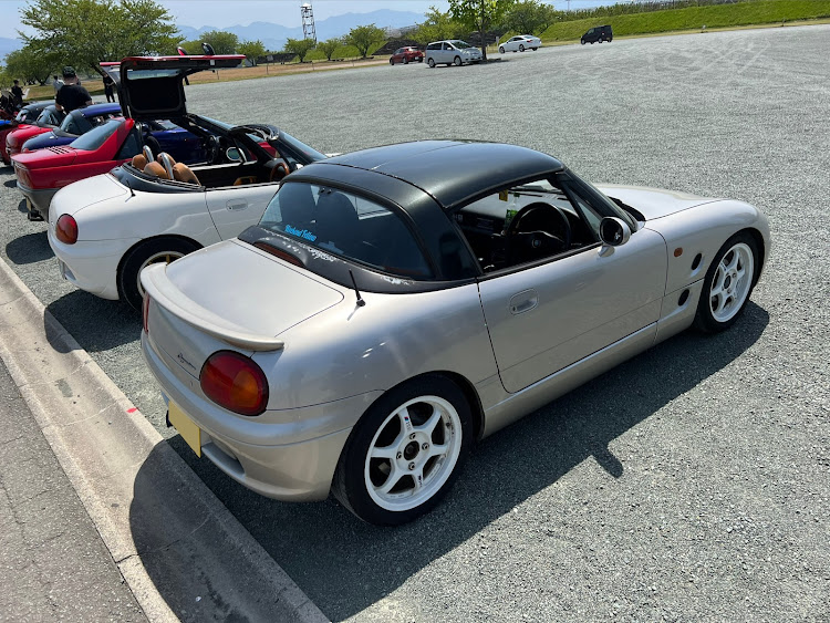 カプチーノのGW・チェリーランド寒河江・オフ会・GWの思い出・車好きの繋がりに感謝😊🙏🏻に関するカスタム事例の投稿画像3枚目