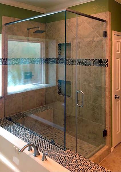 Framed shower door