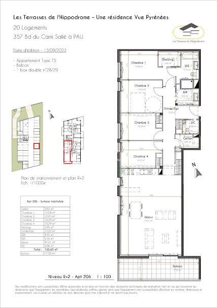 Vente appartement 5 pièces 125.79 m² à Pau (64000), 445 000 €