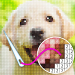 Cover Image of Télécharger Color by Letter - Sewing game Cross stitch 0.9.6 APK