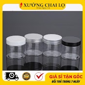 Hủ Hộp Đựng Kem Siêu Rẻ Hủ Hộp Nhựa Pet 50G, 100G, 200G, 250G, 500G Đựng Gia Vị, Thực Phẩm, Đồ Khô, Ngũ Cốc