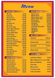 Hotel Blue Bell menu 4