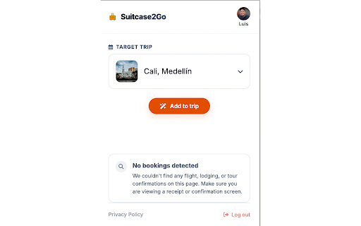 Suitcase2Go Itinerary Parser screenshot 3
