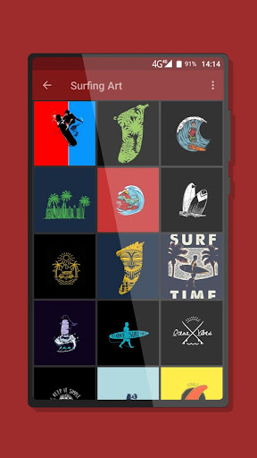 Surf Wallpapers Art - Cool Aesthetic Background