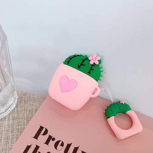Title 3, Apple compatible Cactus Love Headphone Case, pr...