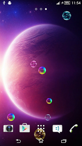 Space Bubbles Live Wallpaper