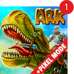 Cover Image of 下载 The Ark of Craft: Dinosaur Survival + Pixel Mode 3.3.0.4 APK