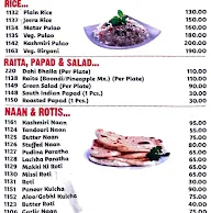 Nathu's Sweets menu 2