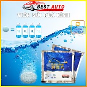 Viên Sủi Rửa Kính Ô Tô - Hỗ Trợ Tẩy Sạch Kính Lái - Best Auto - Viên Sủi 100% Sinh Học, Thân Thiện Môi Trường