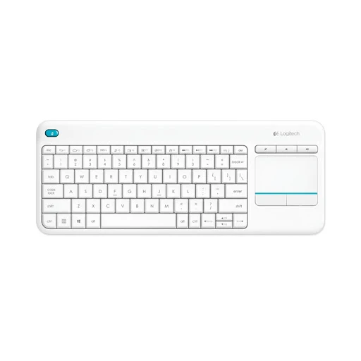 Bàn phím Logitech K400 Plus không dây (Trắng)