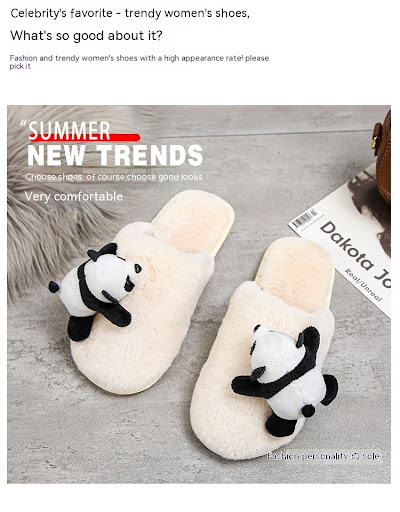 Title 2, Cartoon Indoor Plush Slippers for ultimate comf...