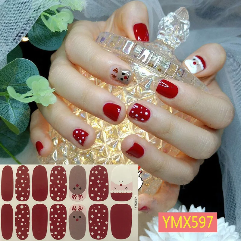 Title 3, Christmas nail stickers for festive designs. Ea...