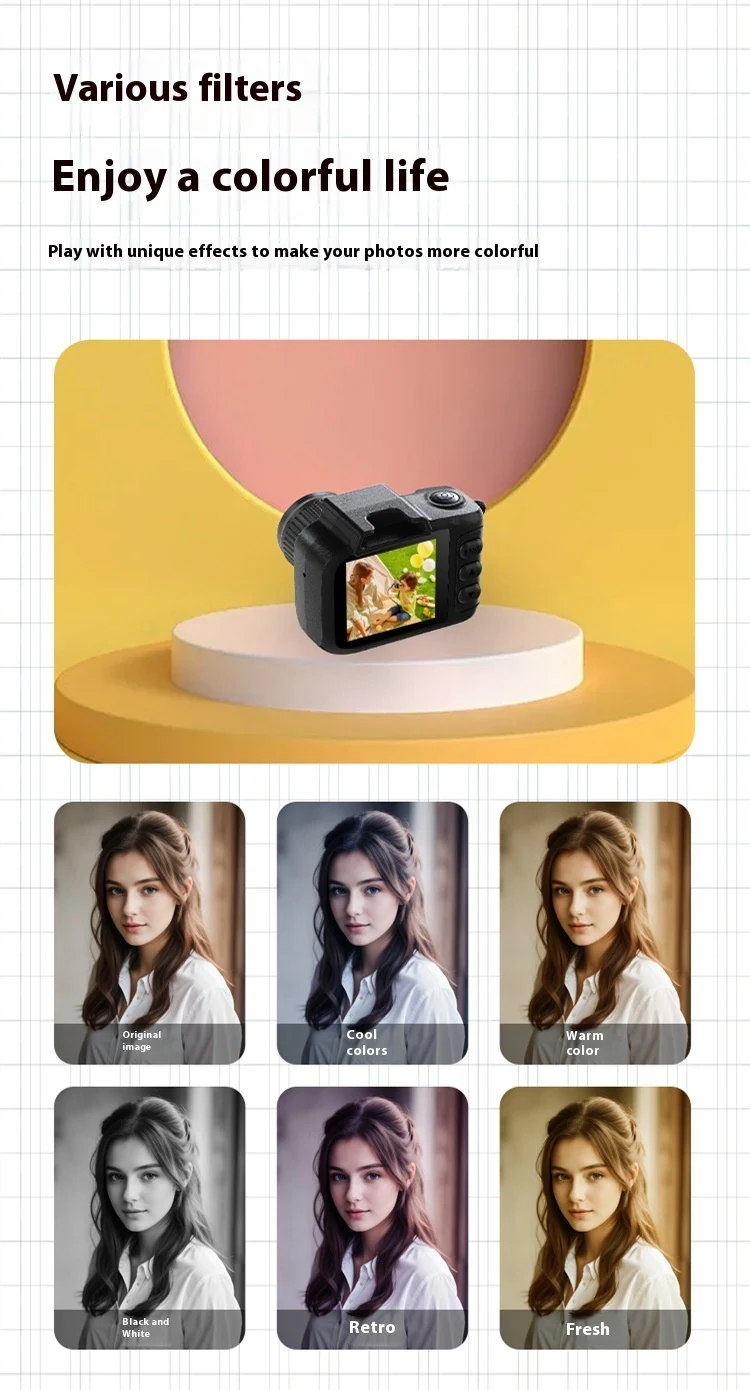 Title 3, Retro Student Party Small Camera HD Sports Came...