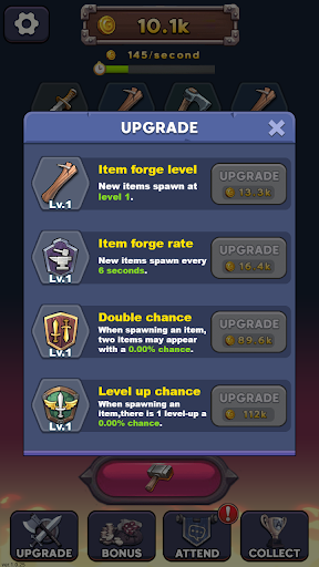 Screenshot Merge Smith - Weapon Upgrade