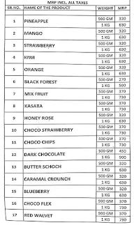 Kuchen Cafe menu 1