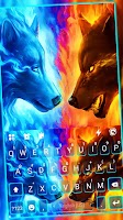 Cool Wolf Live Keyboard Backgr Screenshot