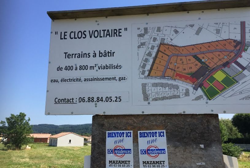  Vente Terrain à bâtir - 680m² à Aussillon (81200) 