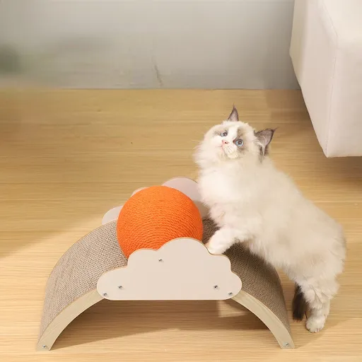 Pet Toys Sisal Arch Cat Scratching Ball Wear-resistant Non-Debris Cat Scratcher Board Cats Training Grinding Claw Sharpe