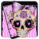 Cute Cartoon Skull Bowknot Theme icon