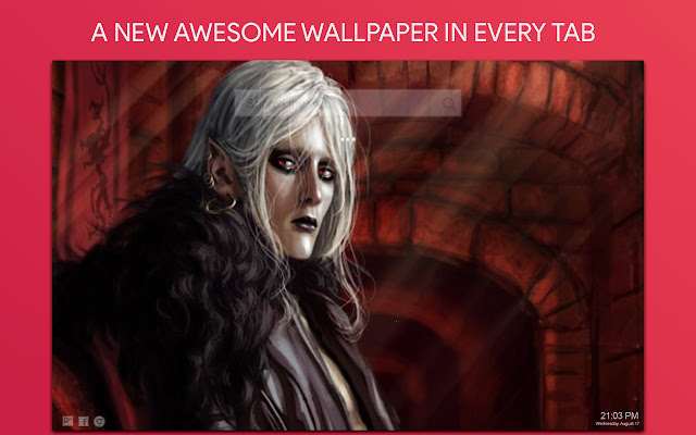 Vampire Wallpaper HD Custom New Tab
