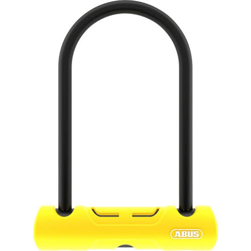 ABUS 402 Mini U-Lock - 4.3x5.9", Keyed, Black, Includes bracket