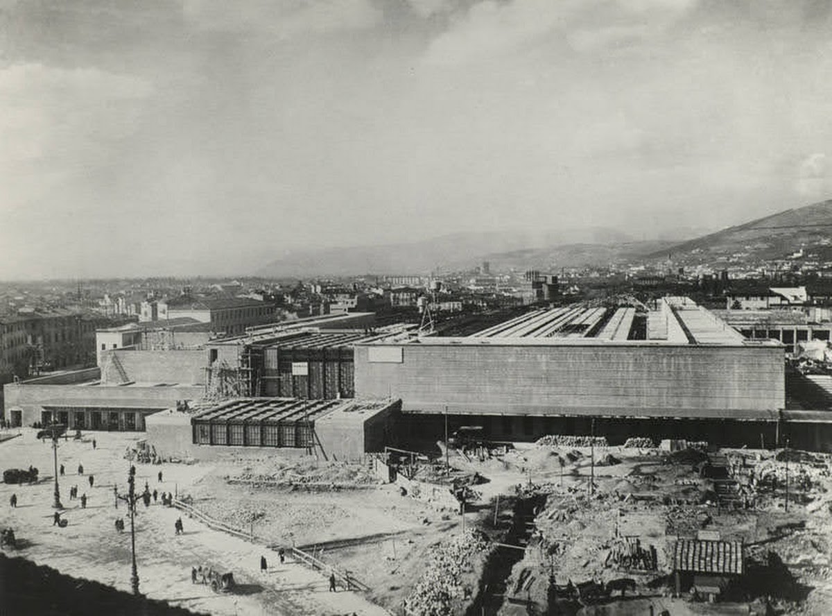 La Stazione Santa Maria Novella, Firenze, Cantiere, 1933-34