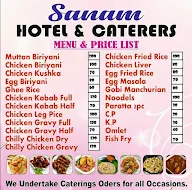 Sanam Hotel And Caterers menu 1