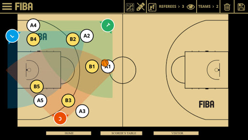 Screenshot FIBA iRef Pre-Game