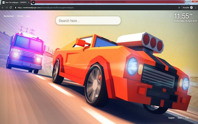 Traffic Racer Game 3D wallpapers tabs